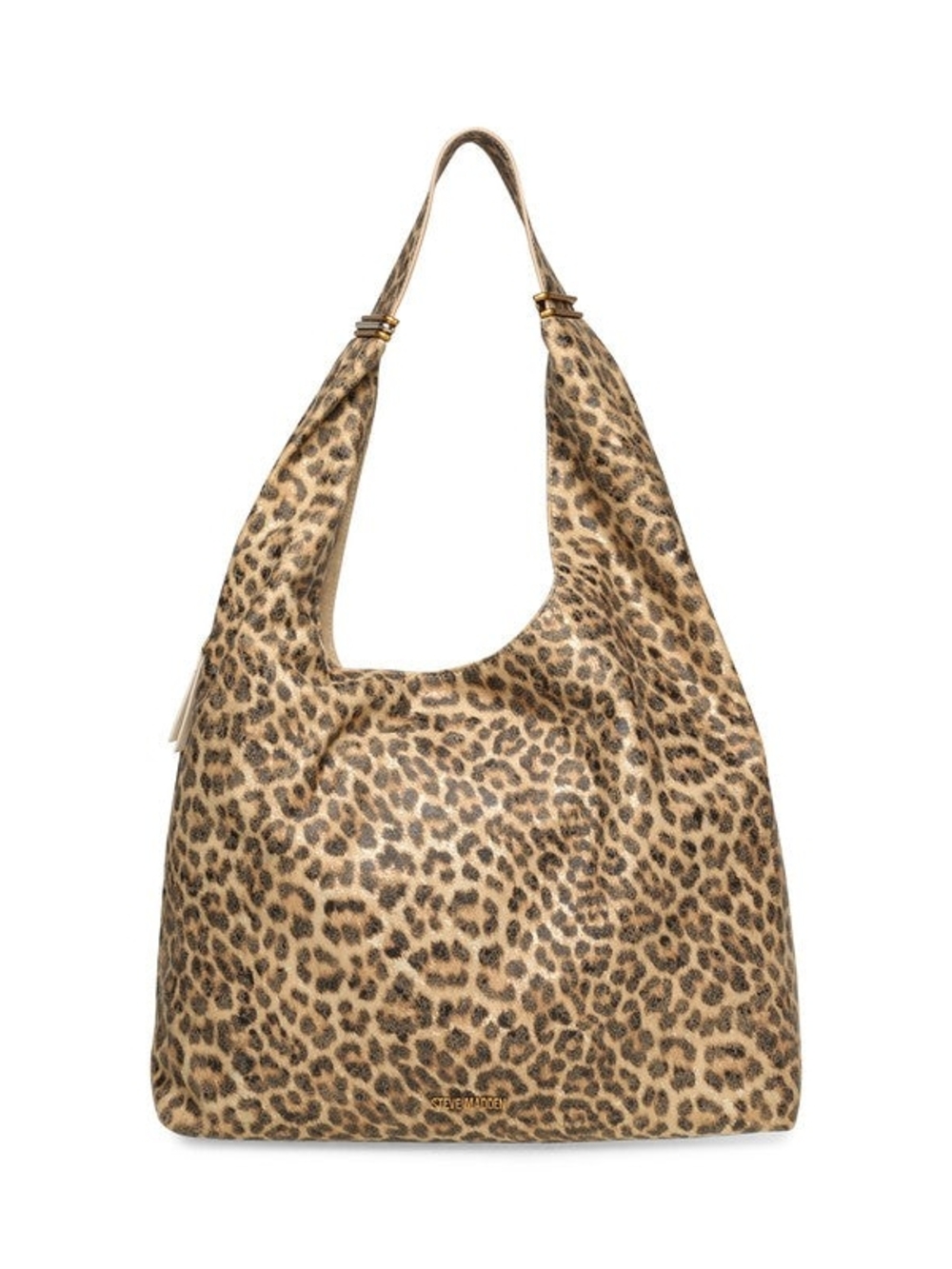Steve Madden Leopard Shoulder Hobo Handbag